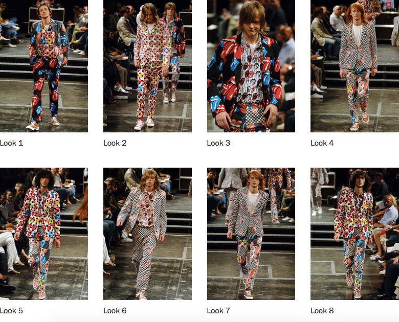 COMME DES GARÇONS × THE ROLLING STONES — TROUSER PANTS 2005