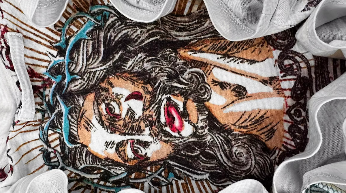 Jean Paul Gaultier ‘Jesus & Mary’ Tattoo Top SS2007