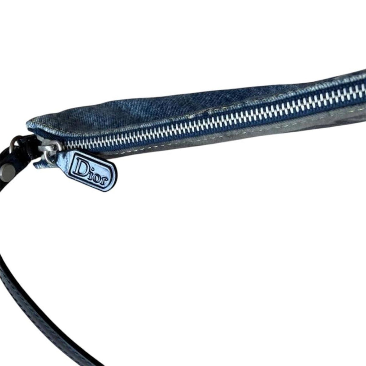 Christian Dior Denim Mini Saddle bag
