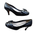 Prada Bow Black Leather Y2K Pumps