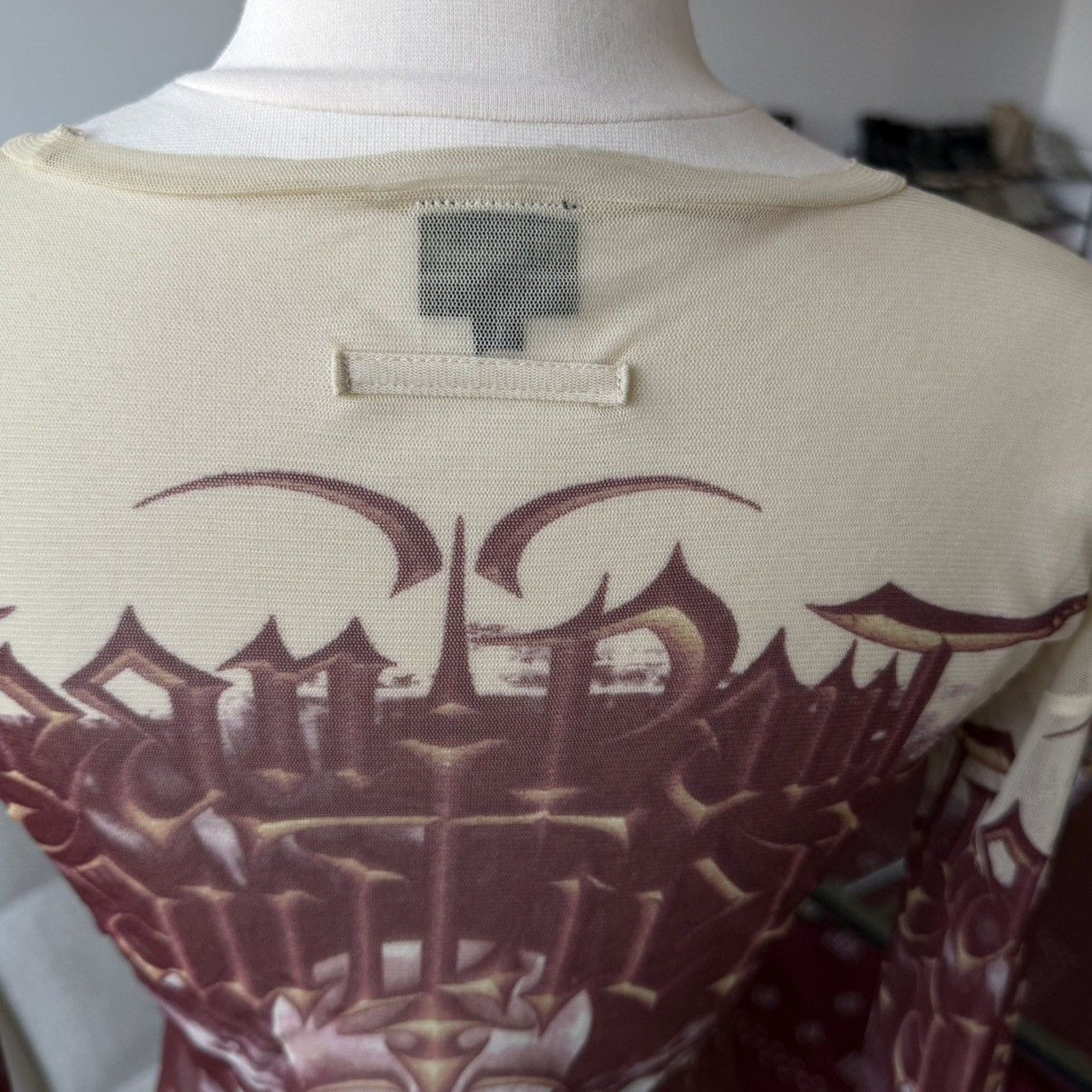 Jean Paul Gaultier SS2001 Gargoyle Devil Longsleeve