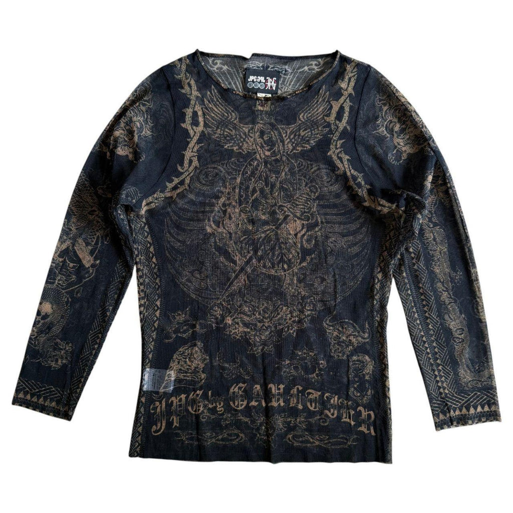 Jean Paul Gaultier Jesus Mary Long-Sleeve T-Shirt