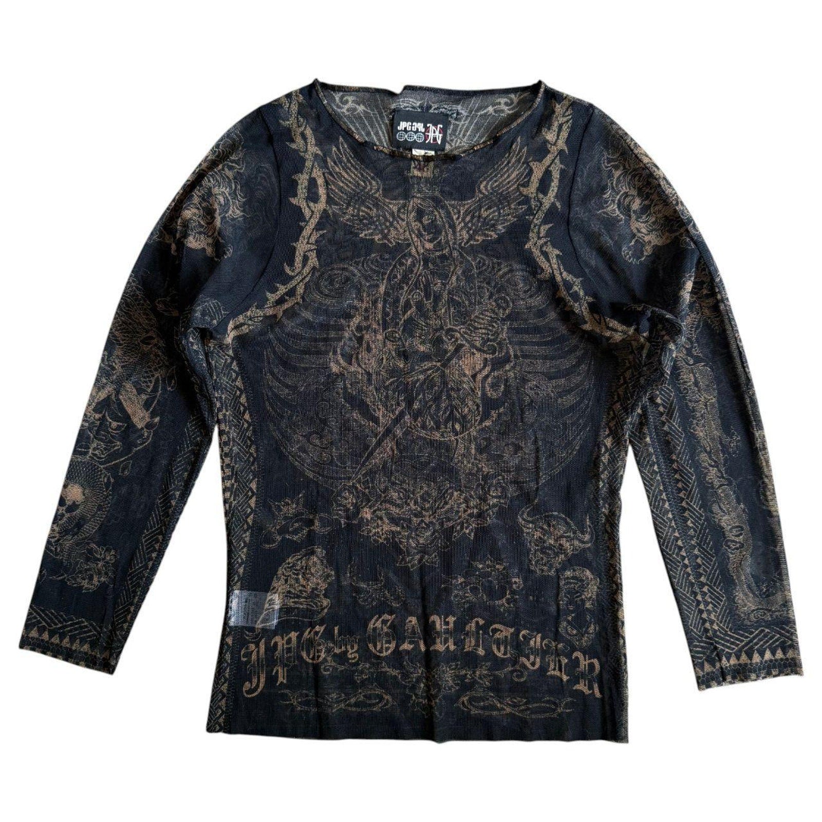 Jean Paul Gaultier Jesus Mary Long-Sleeve T-Shirt