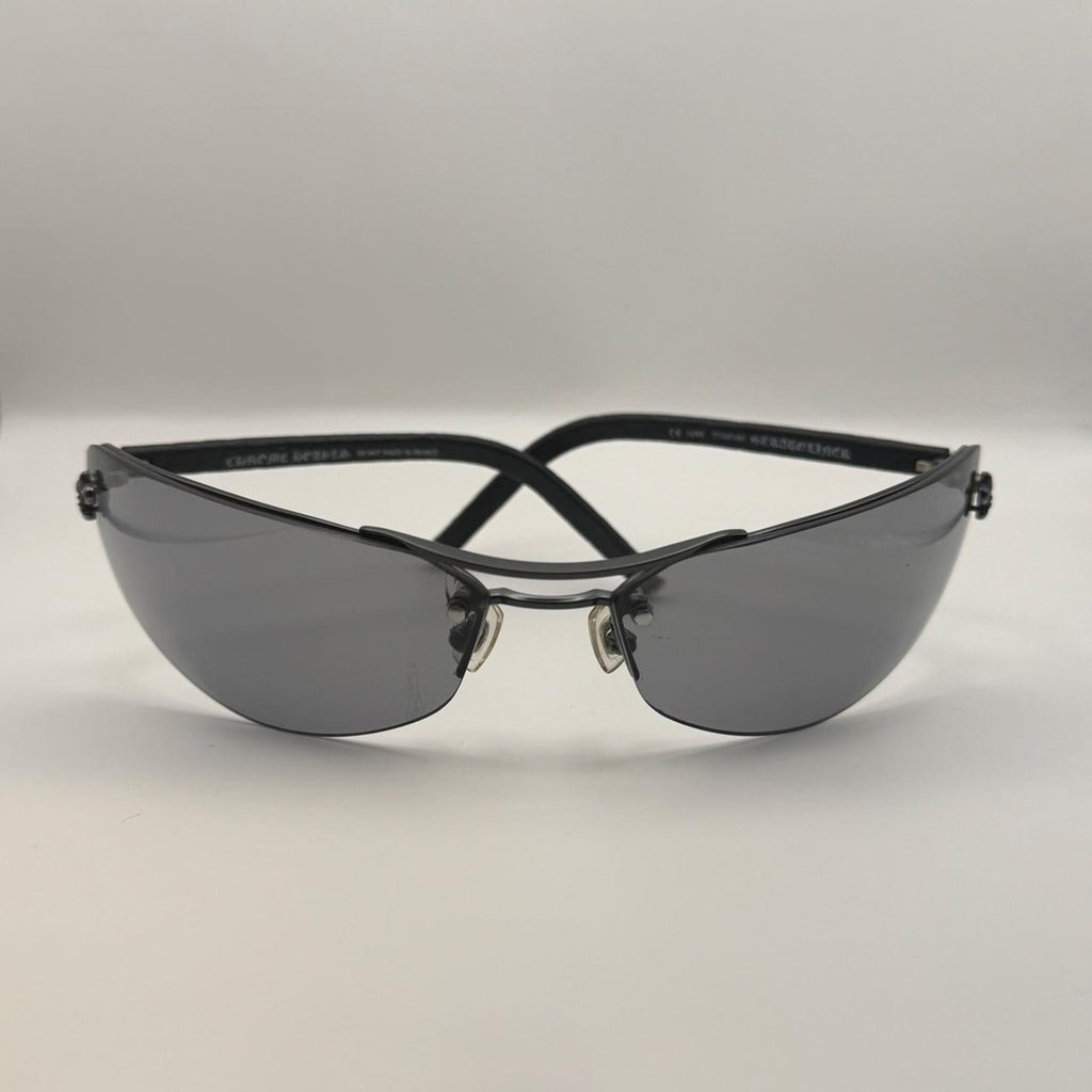 Chrome Hearts Sunglasses Y2k Black & Case