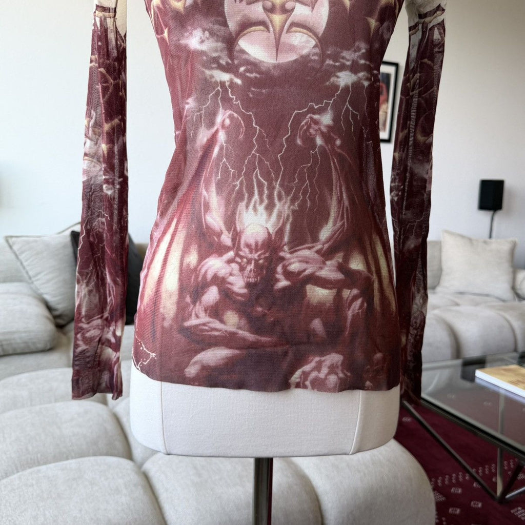 Jean Paul Gaultier SS2001 Gargoyle Devil Longsleeve