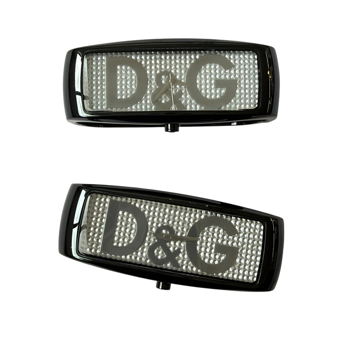 D&G TIME Bangle Watches Black Set Y2K