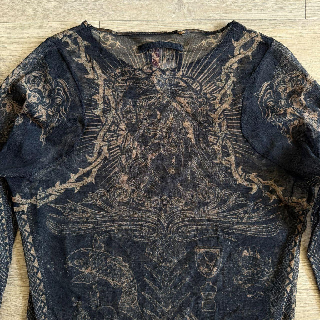 Jean Paul Gaultier Jesus Mary Long-Sleeve T-Shirt