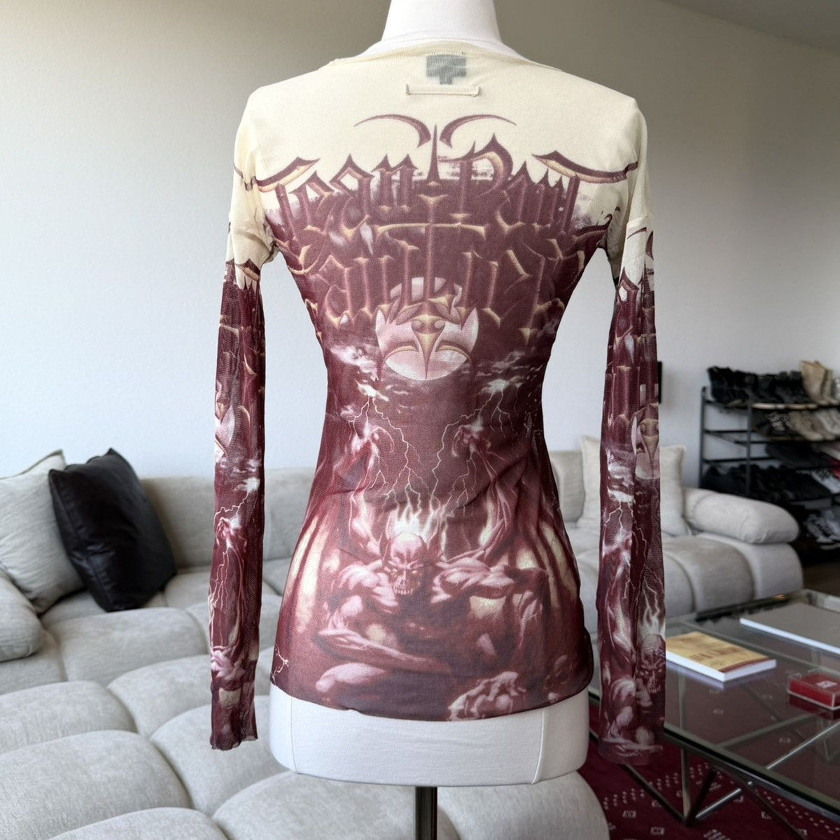 Jean Paul Gaultier SS2001 Gargoyle Devil Longsleeve