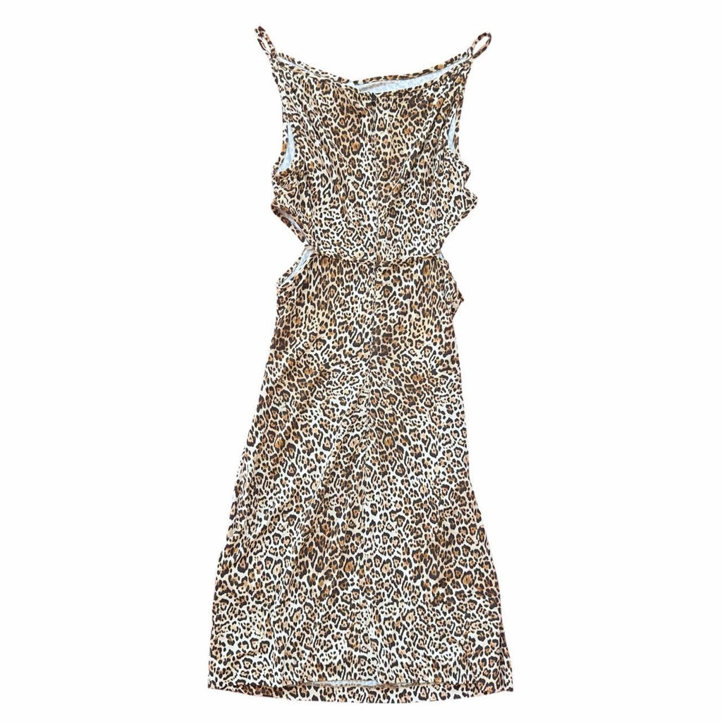 Dsquared2 AW2023 Leopard Sample Sleeveless Dress