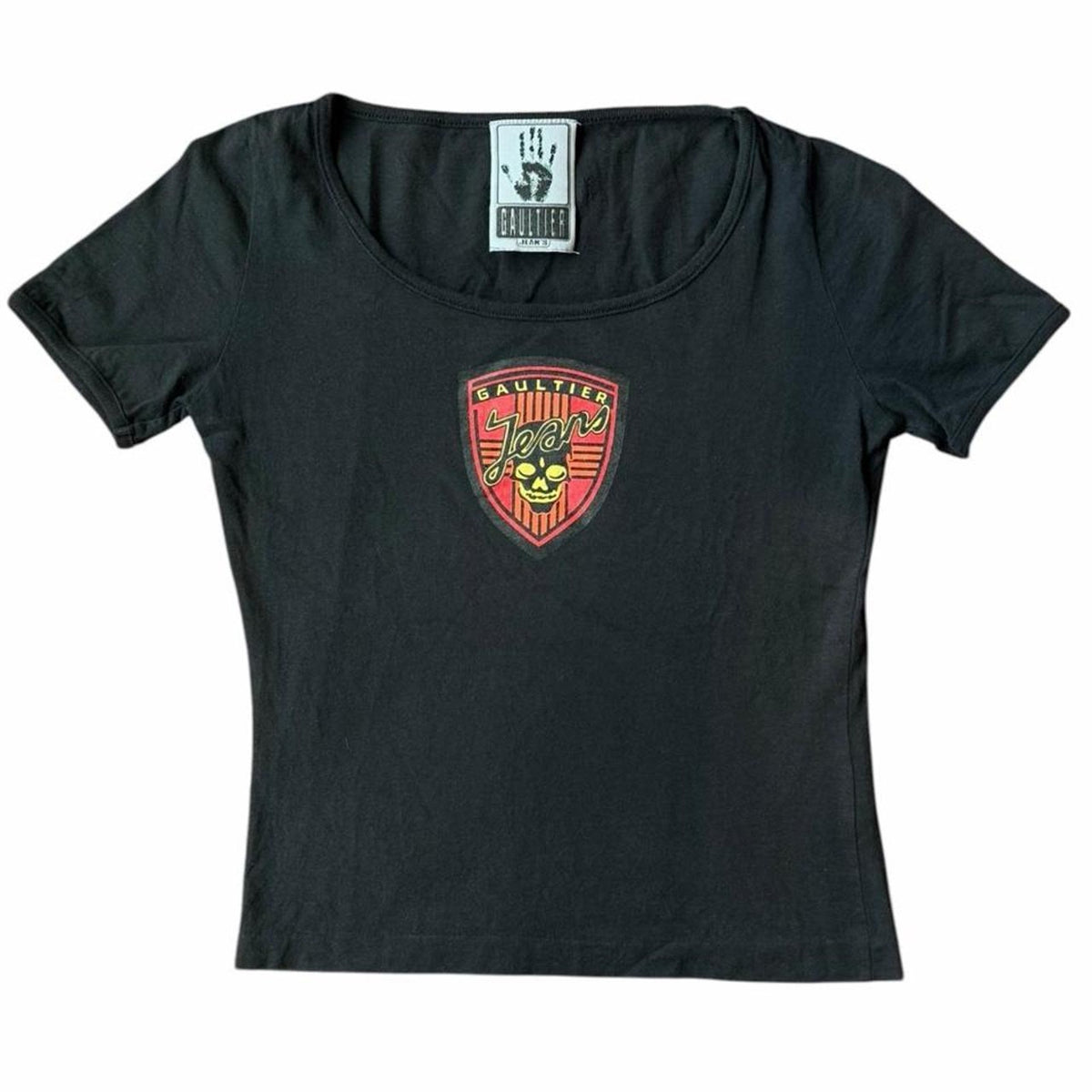Jean Paul Gaultier Jeans Skull Crest T-Shirt Black