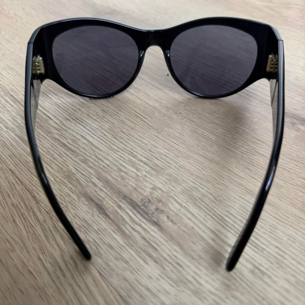 Chanel Coco Logo Sunglasses Black & Gold