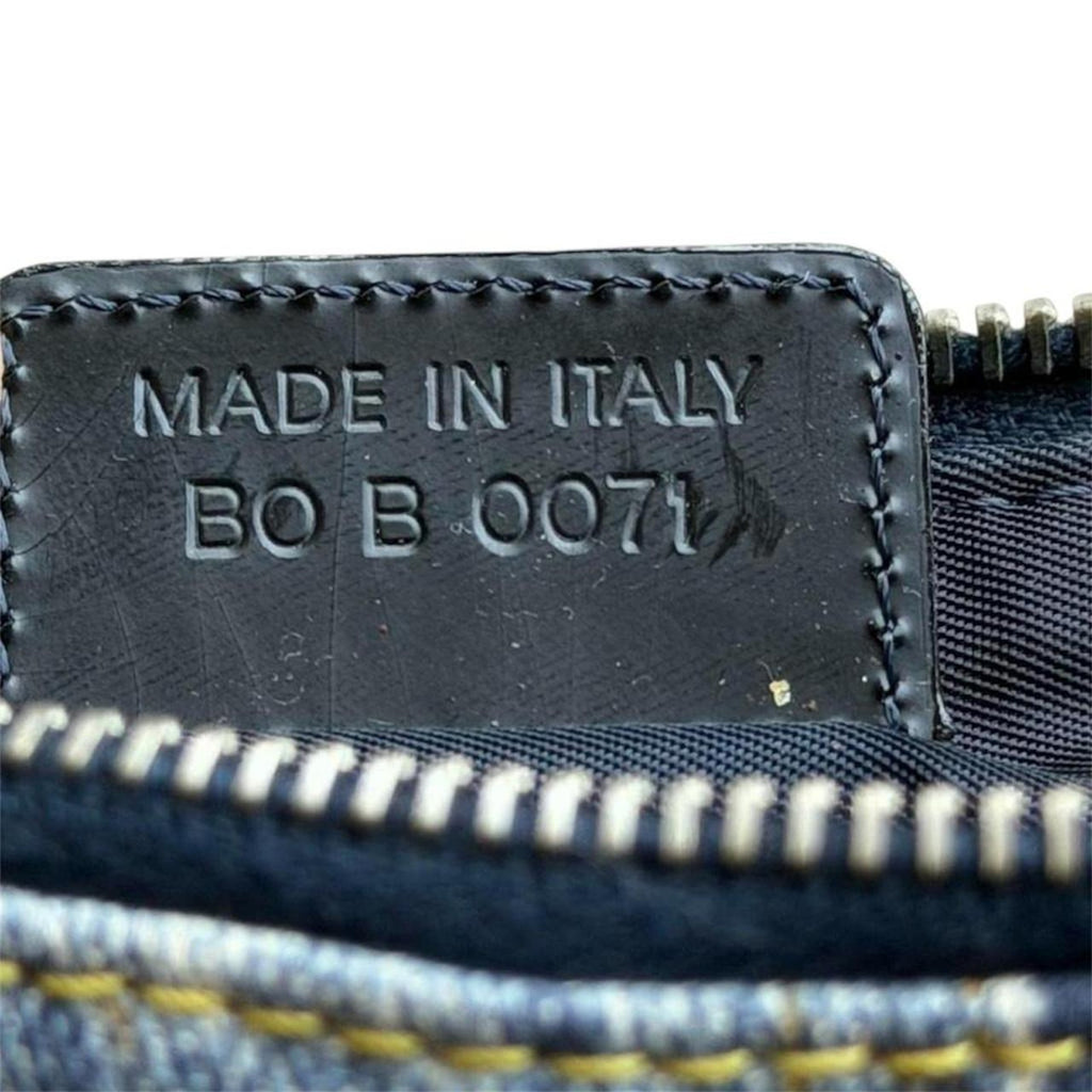 Christian Dior Denim Mini Saddle bag