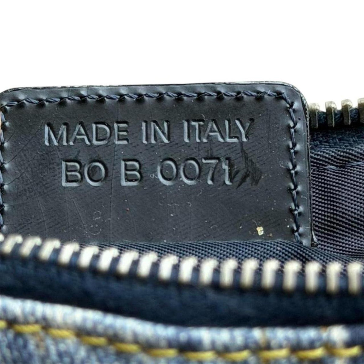 Christian Dior Denim Mini Saddle bag