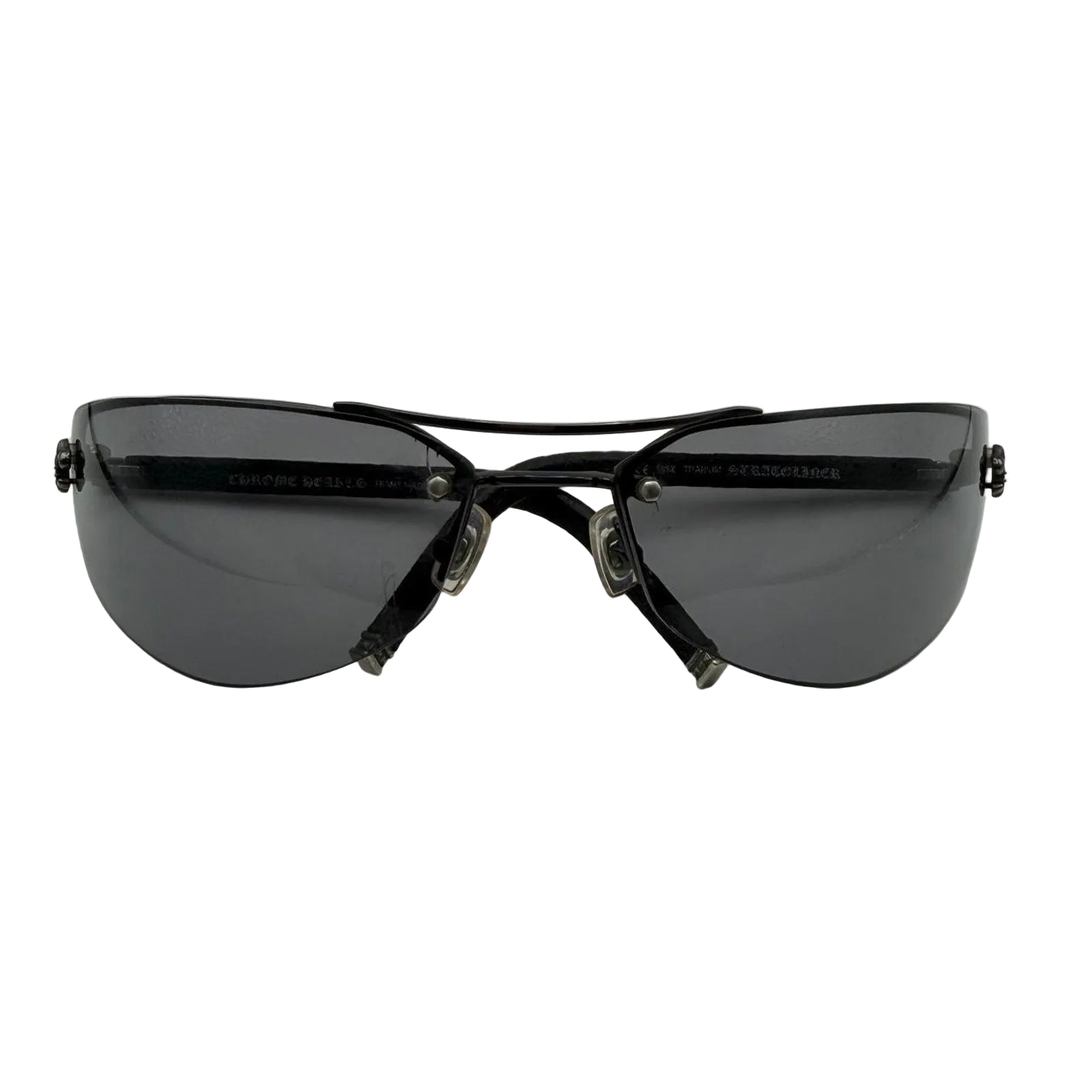 Chrome Hearts Sunglasses Y2k Black & Case