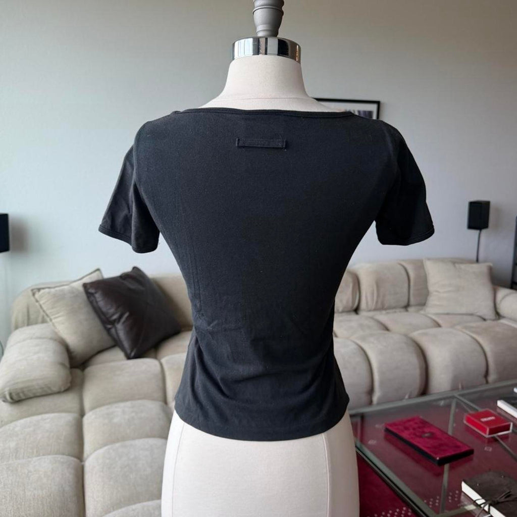 Jean Paul Gaultier Jeans Skull Crest T-Shirt Black