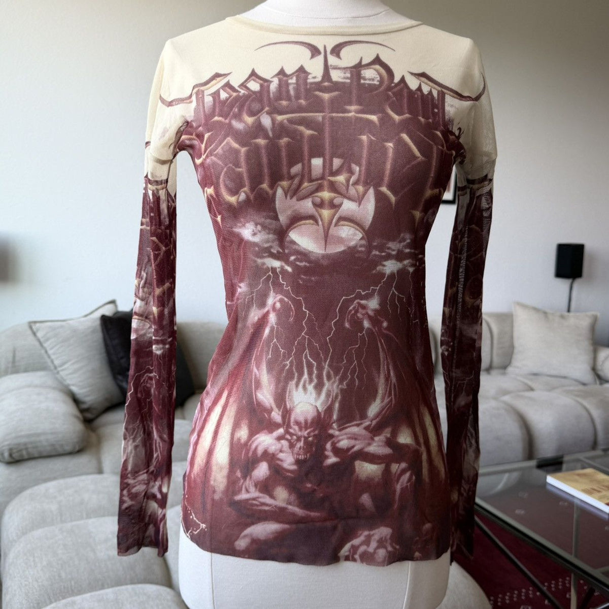Jean Paul Gaultier SS2001 Gargoyle Devil Longsleeve