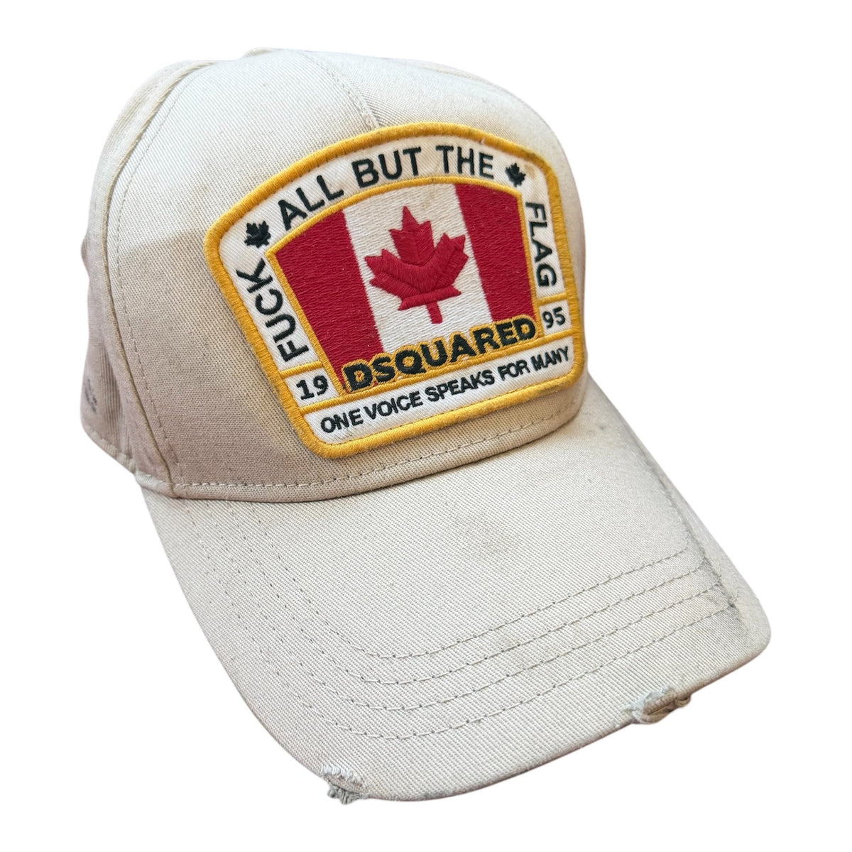 Dsquared2 F*ck All But The Flag Patch Cap