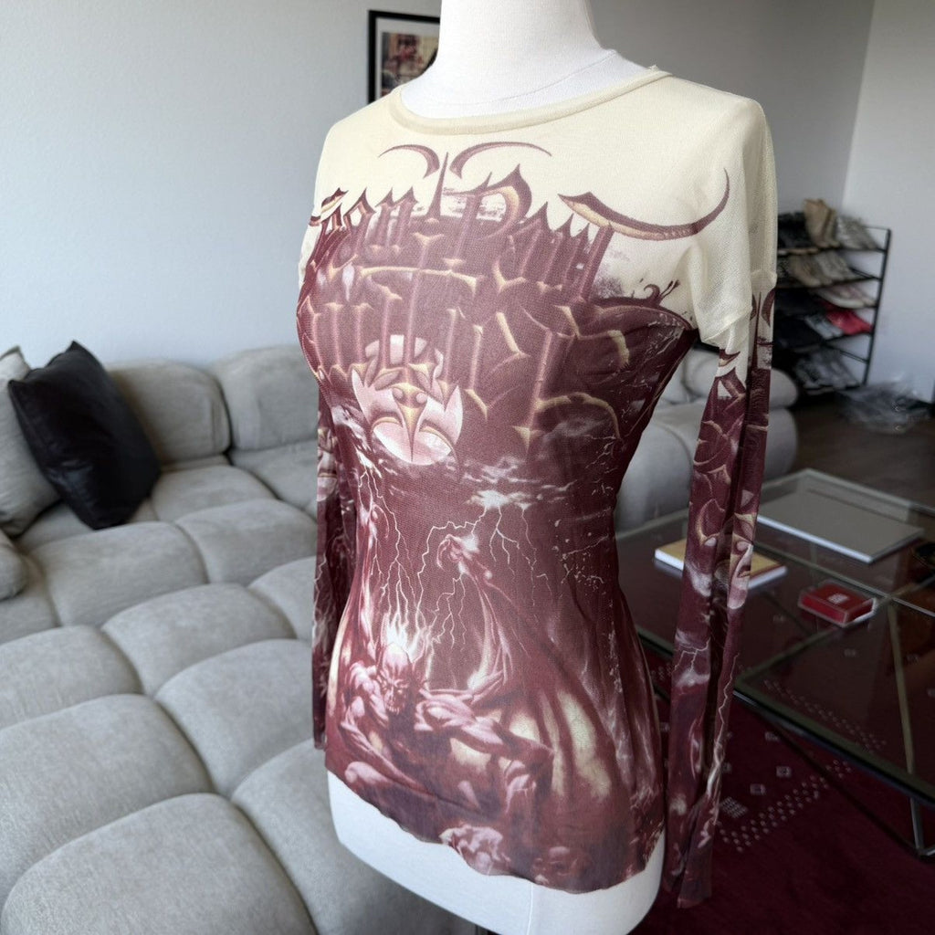 Jean Paul Gaultier SS2001 Gargoyle Devil Longsleeve