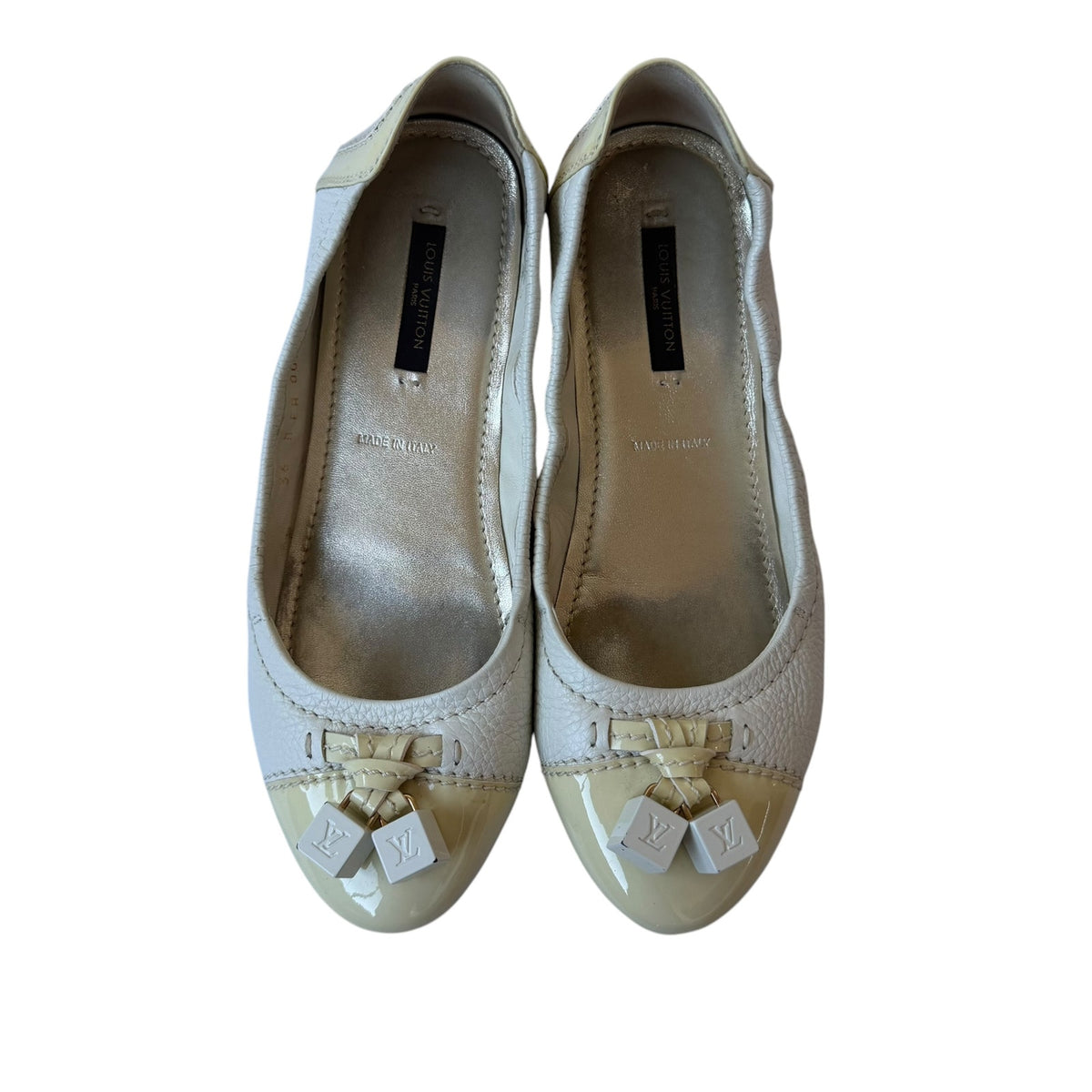 Louis Vuitton LV Cube Ribbon Ballet Flats