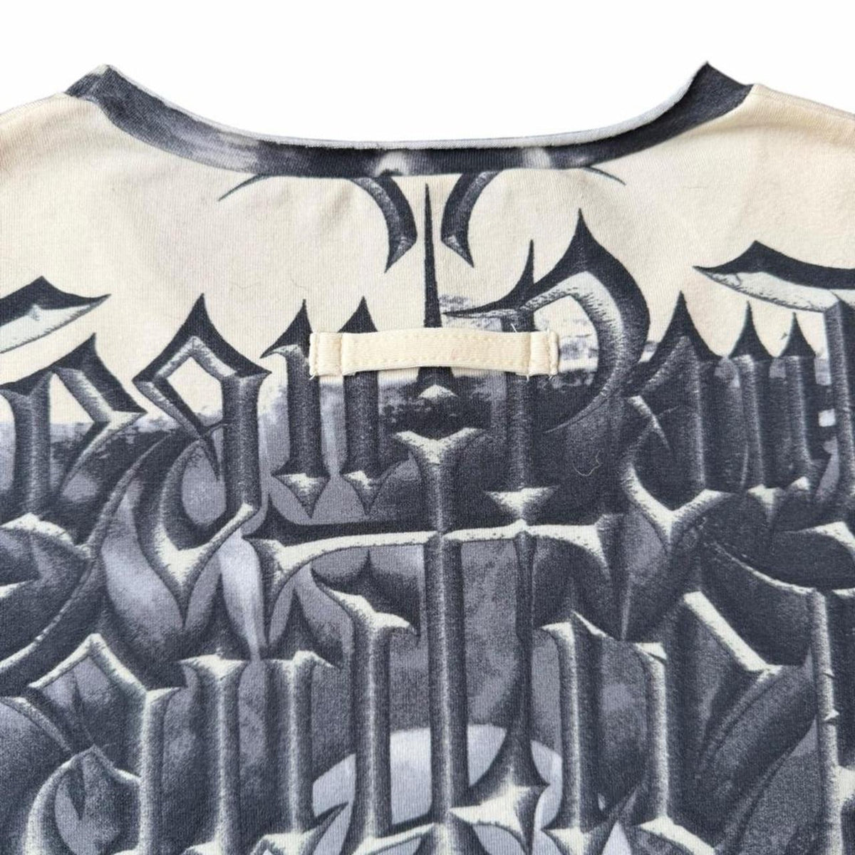 Jean Paul Gaultier Gargoyle SS2001 Devil Print T-Shirt
