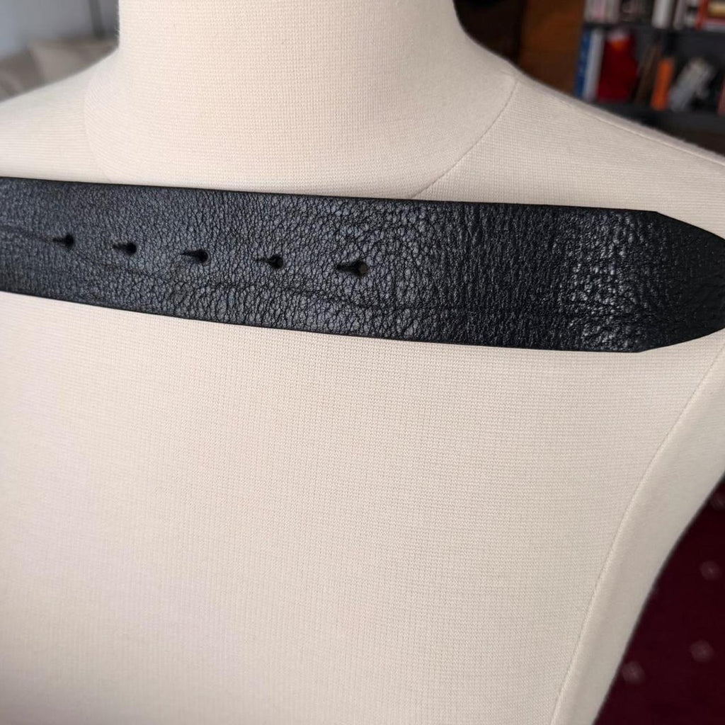 Dolce & Gabbana y2k Black Leather Belt