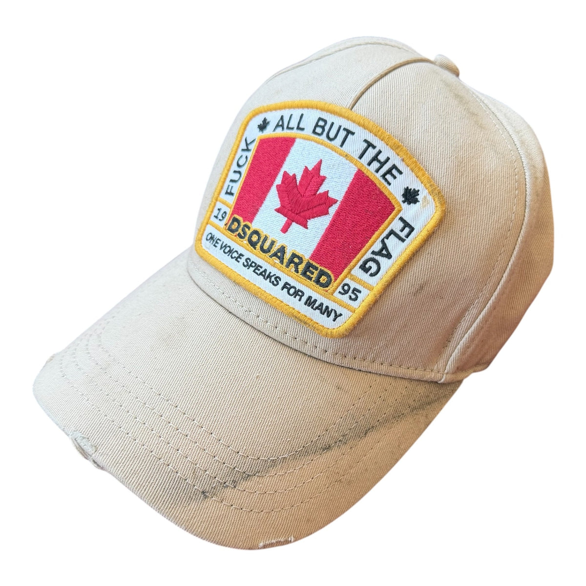 Dsquared2 F*ck All But The Flag Patch Cap