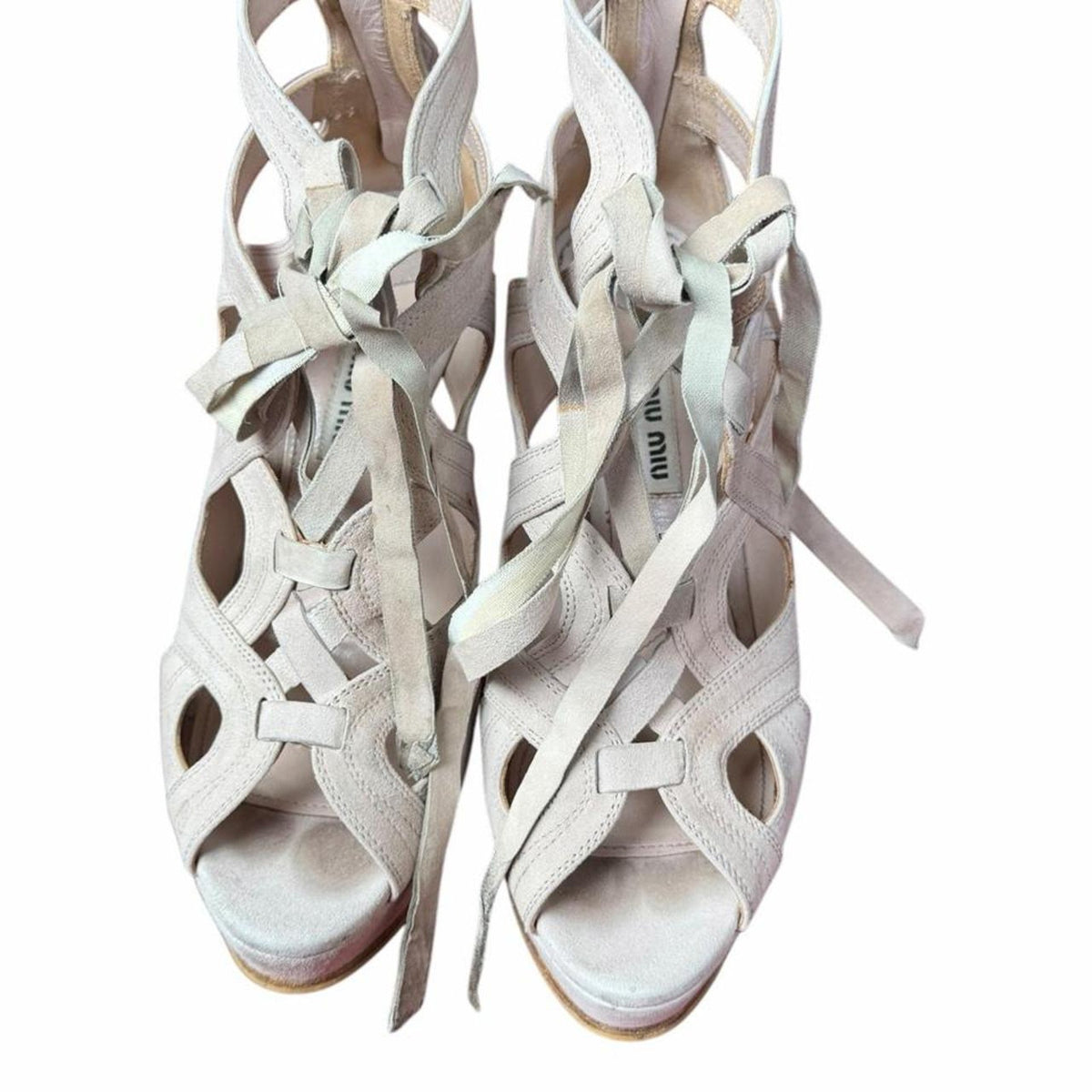 Miu Miu Strappy Heeled Sandals