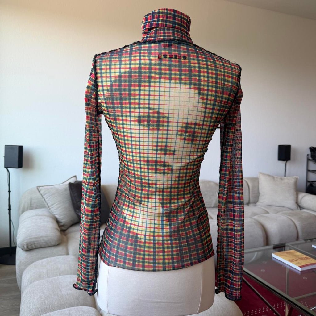 Jean Paul Gaultier Femme AW2001 Marlene Dietrich Turtleneck Top