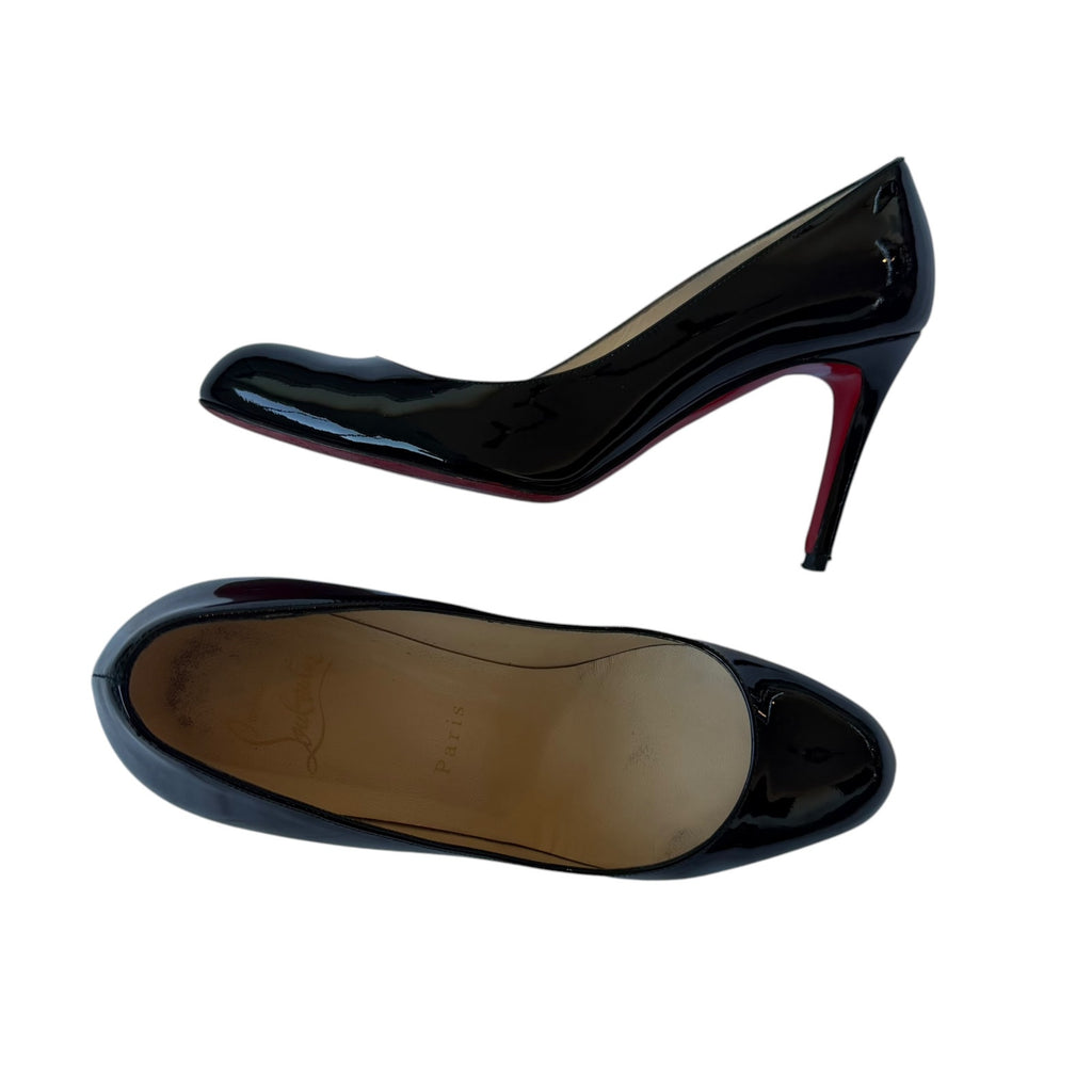 Christian Louboutin Patent Leather Pumps Black