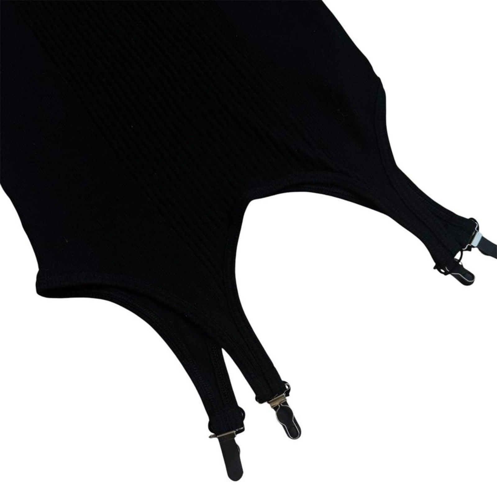 Jean Paul Gaultier Cut & Sew Slip Dress Garter Suspenders