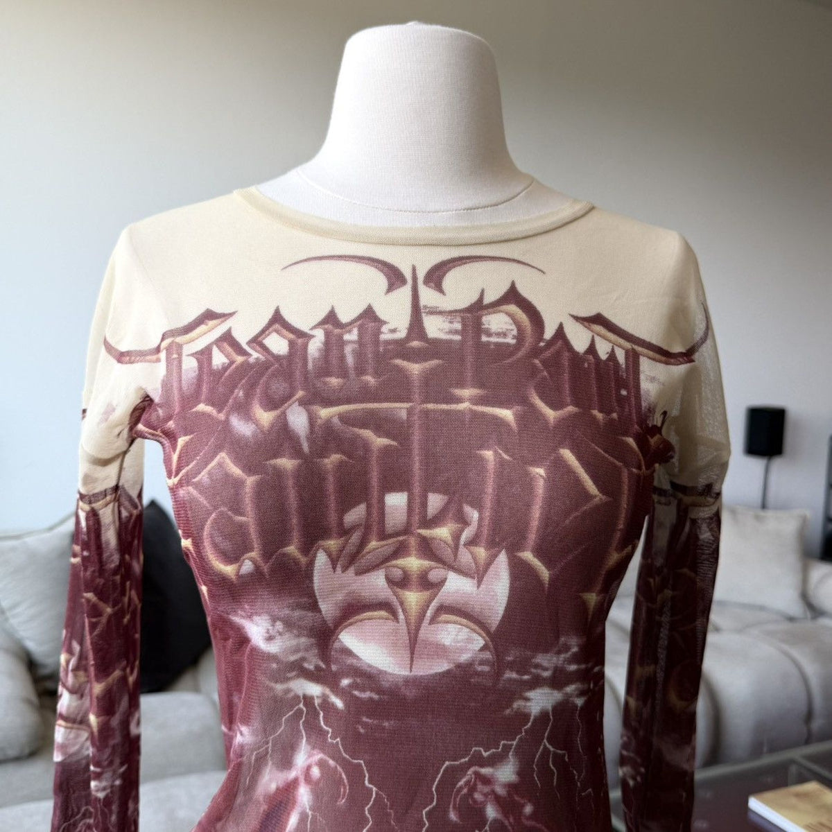 Jean Paul Gaultier SS2001 Gargoyle Devil Longsleeve