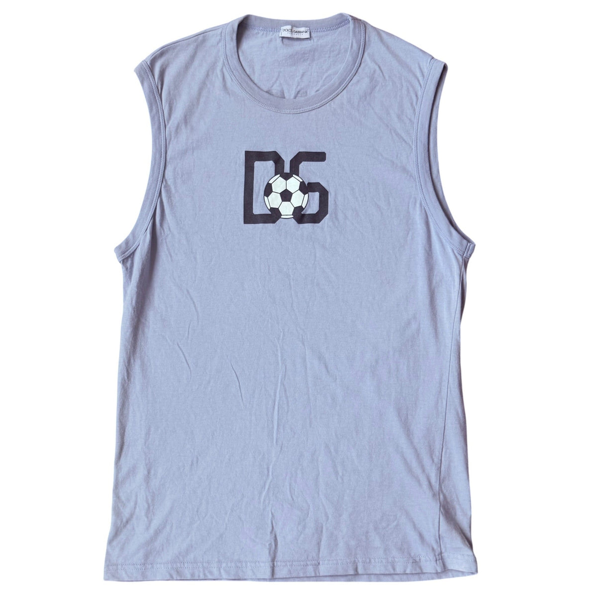 Dolce & Gabbana Soccer Logo Sleeveless Tank