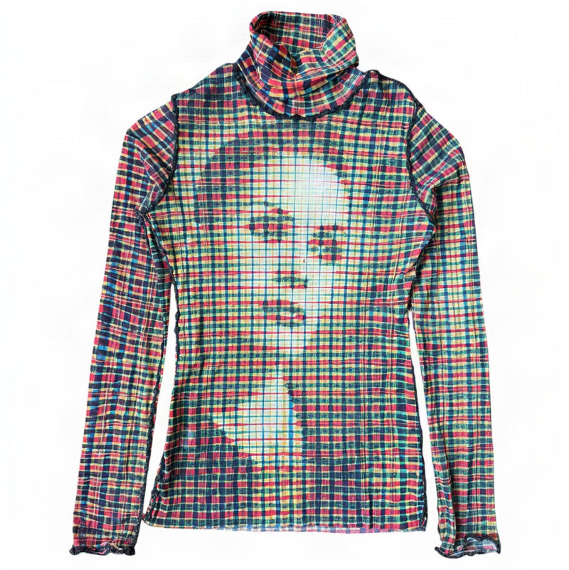Jean Paul Gaultier Femme AW2001 Marlene Dietrich Turtleneck Top