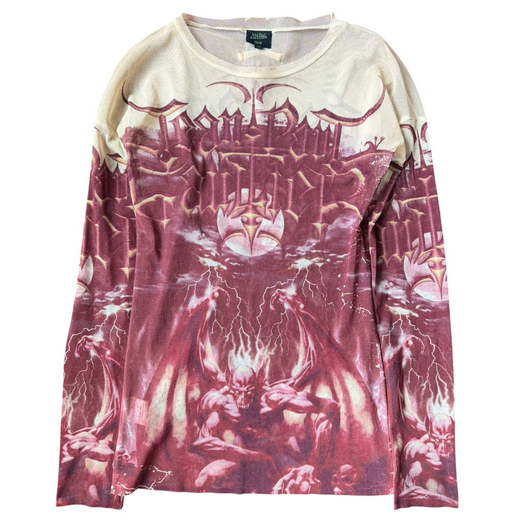 Jean Paul Gaultier SS2001 Gargoyle Devil Longsleeve