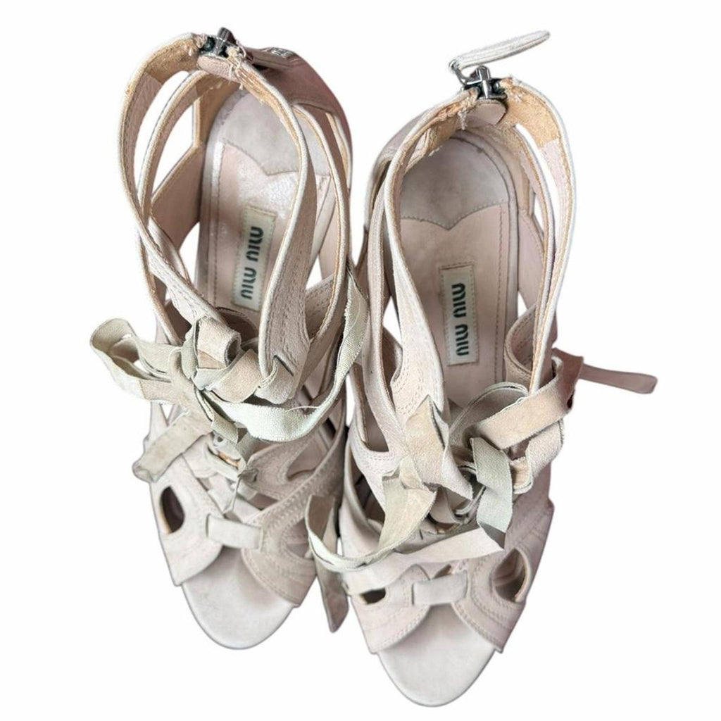 Miu Miu Strappy Heeled Sandals