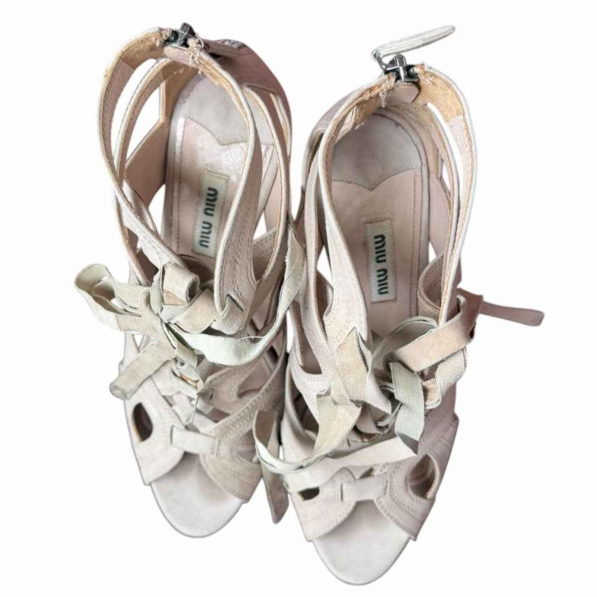 Miu Miu Strappy Heeled Sandals