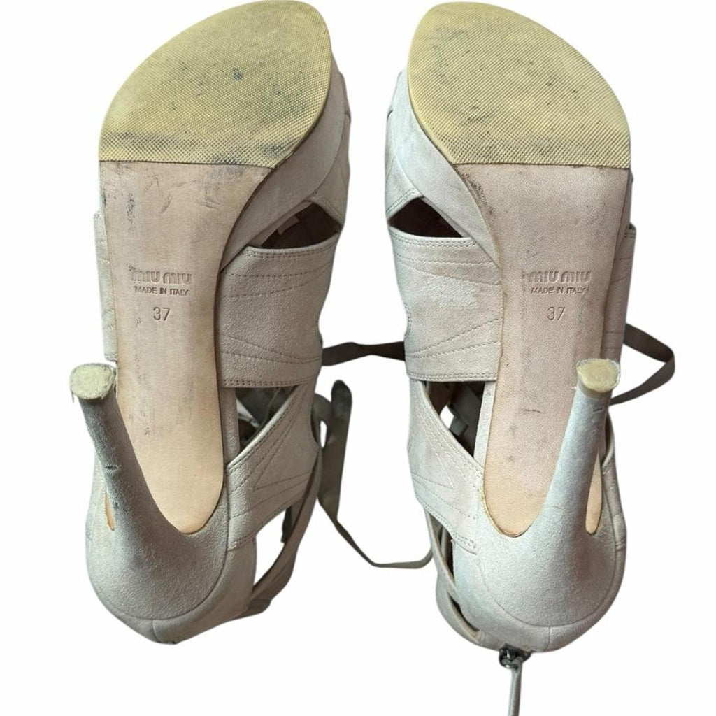 Miu Miu Strappy Heeled Sandals