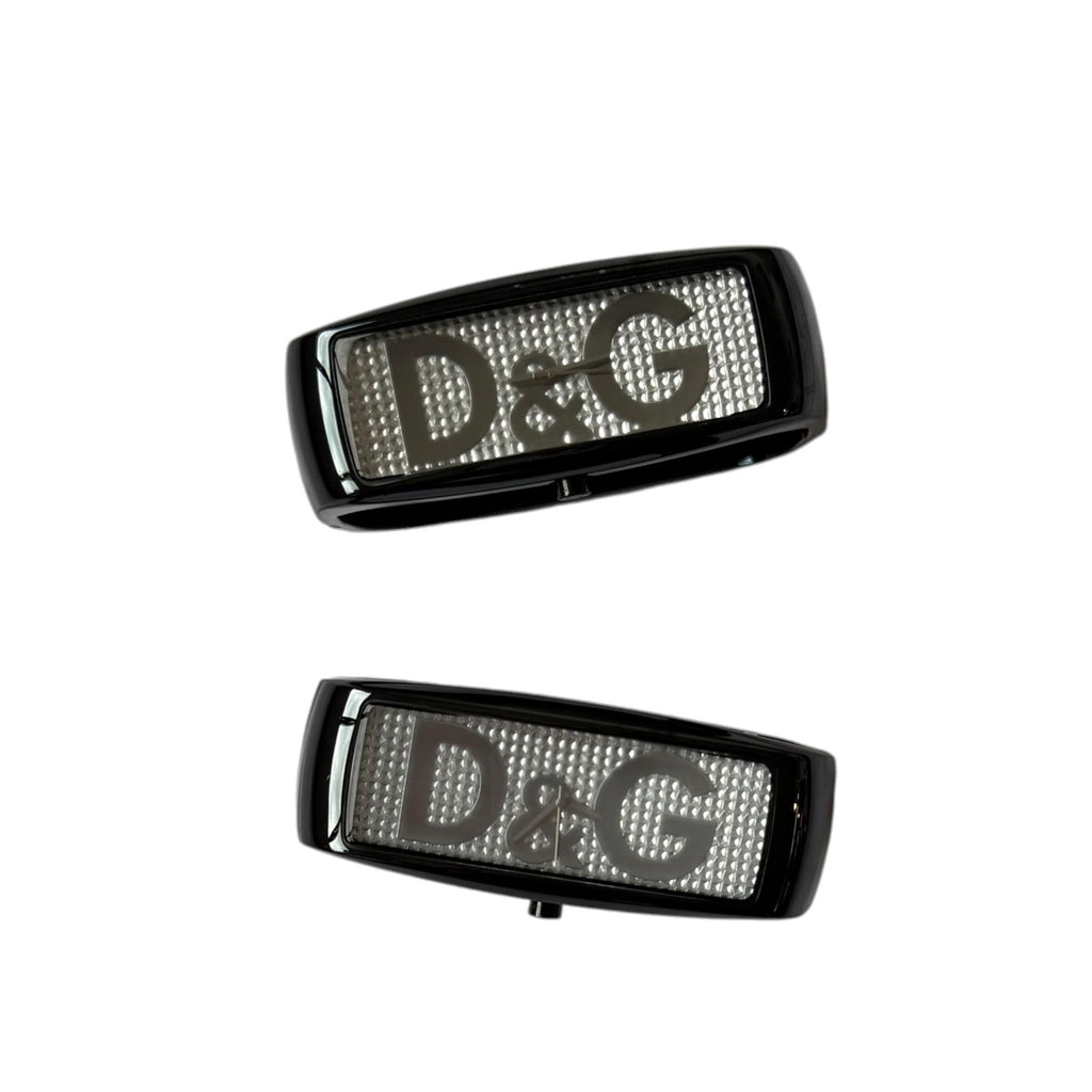 D&G TIME Bangle Watches Black Set Y2K