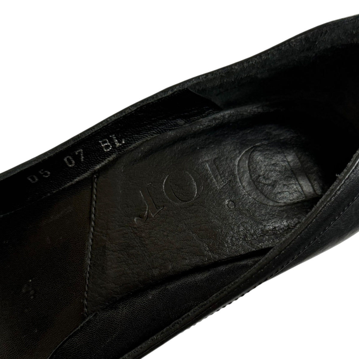 Christian Dior Galliano Leather Belted Pointed Toe Pumps