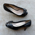 Prada Bow Black Leather Y2K Pumps