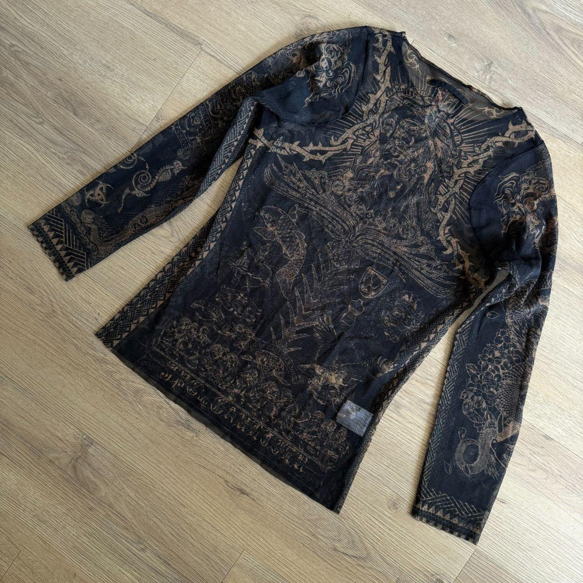 Jean Paul Gaultier Jesus Mary Long-Sleeve T-Shirt
