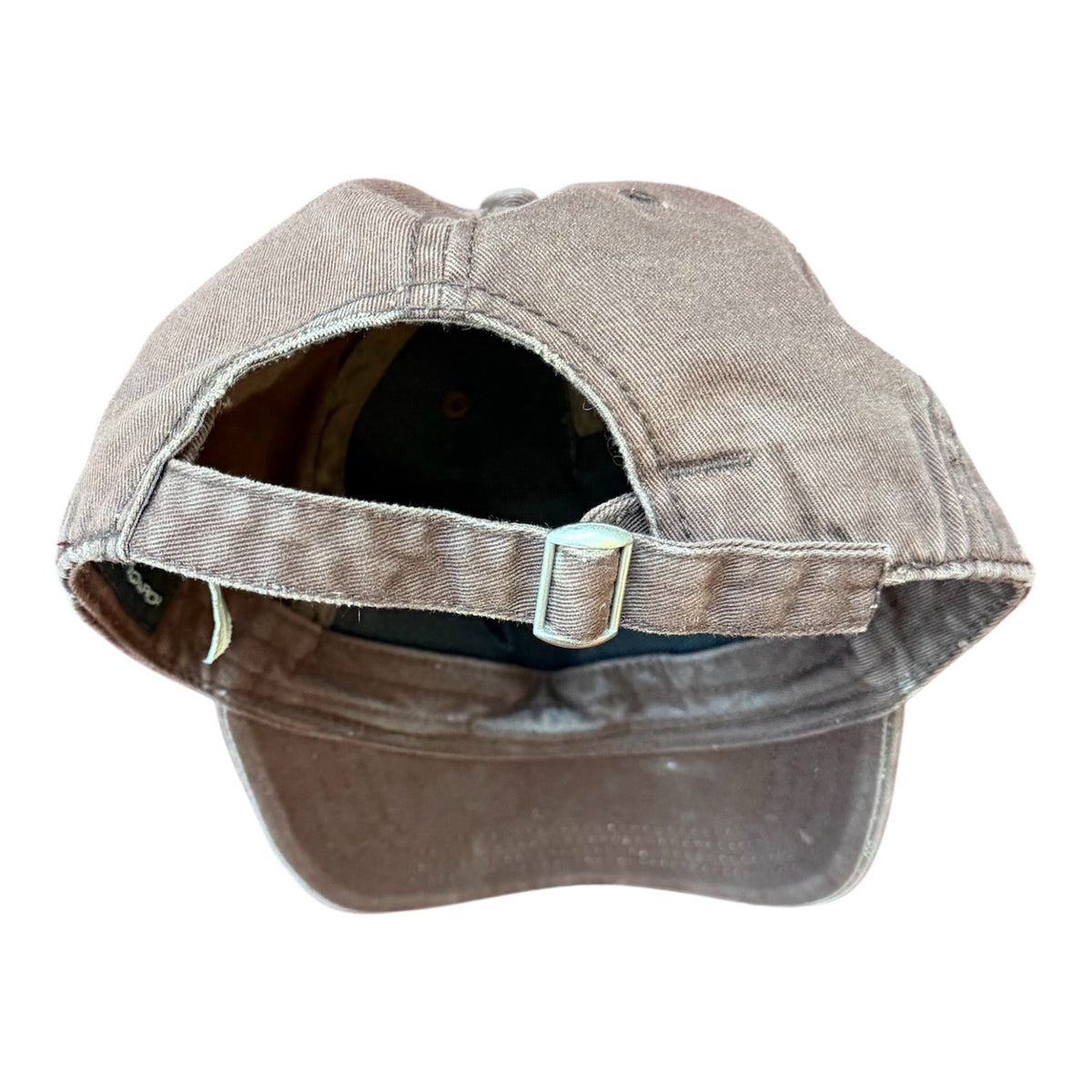 DSQUARED2 Patch Logo Cap Brown Distressed Paint Splatter