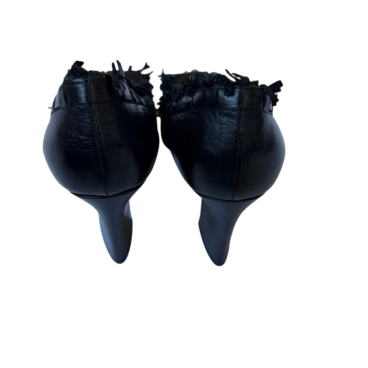Miu Miu Fringe y2k Heels Pumps Black