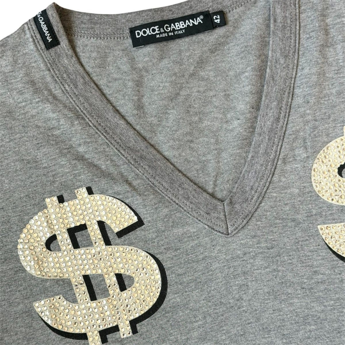 Dolce & Gabbana My Life Is All About Money T-Shirt