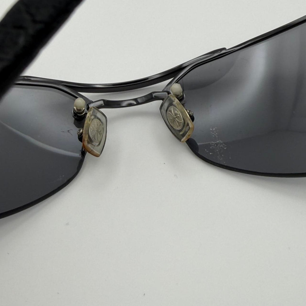 Chrome Hearts Sunglasses Y2k Black & Case