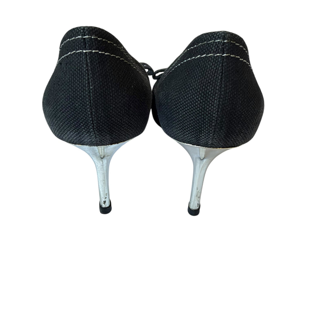 Louis Vuitton LOVE Logo Canvas Pumps