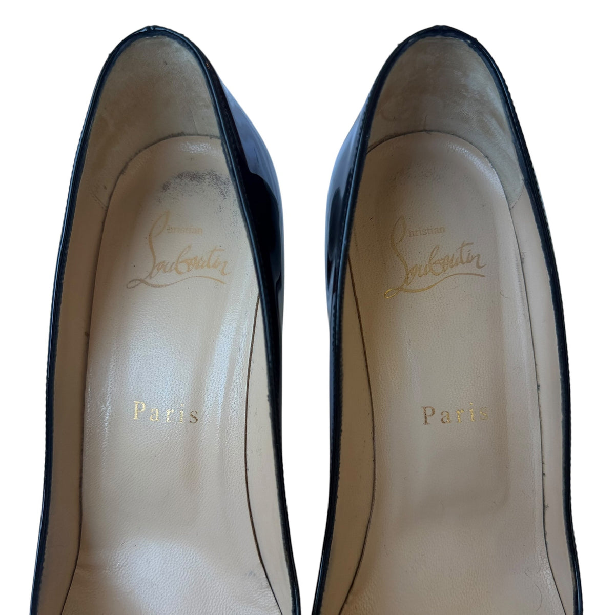 Christian Louboutin Patent Leather Pumps Black