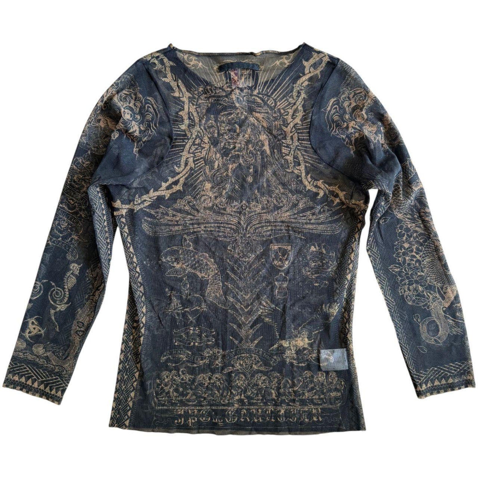 Jean Paul Gaultier Jesus Mary Long-Sleeve T-Shirt