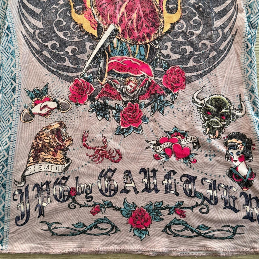 Jean Paul Gaultier SS2004 Jesus Mary Tattoo Longsleeve shirt
