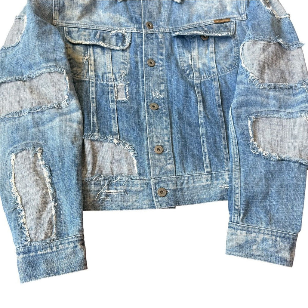 Dolce & Gabbana Patchwork Distressed Denim Jacket